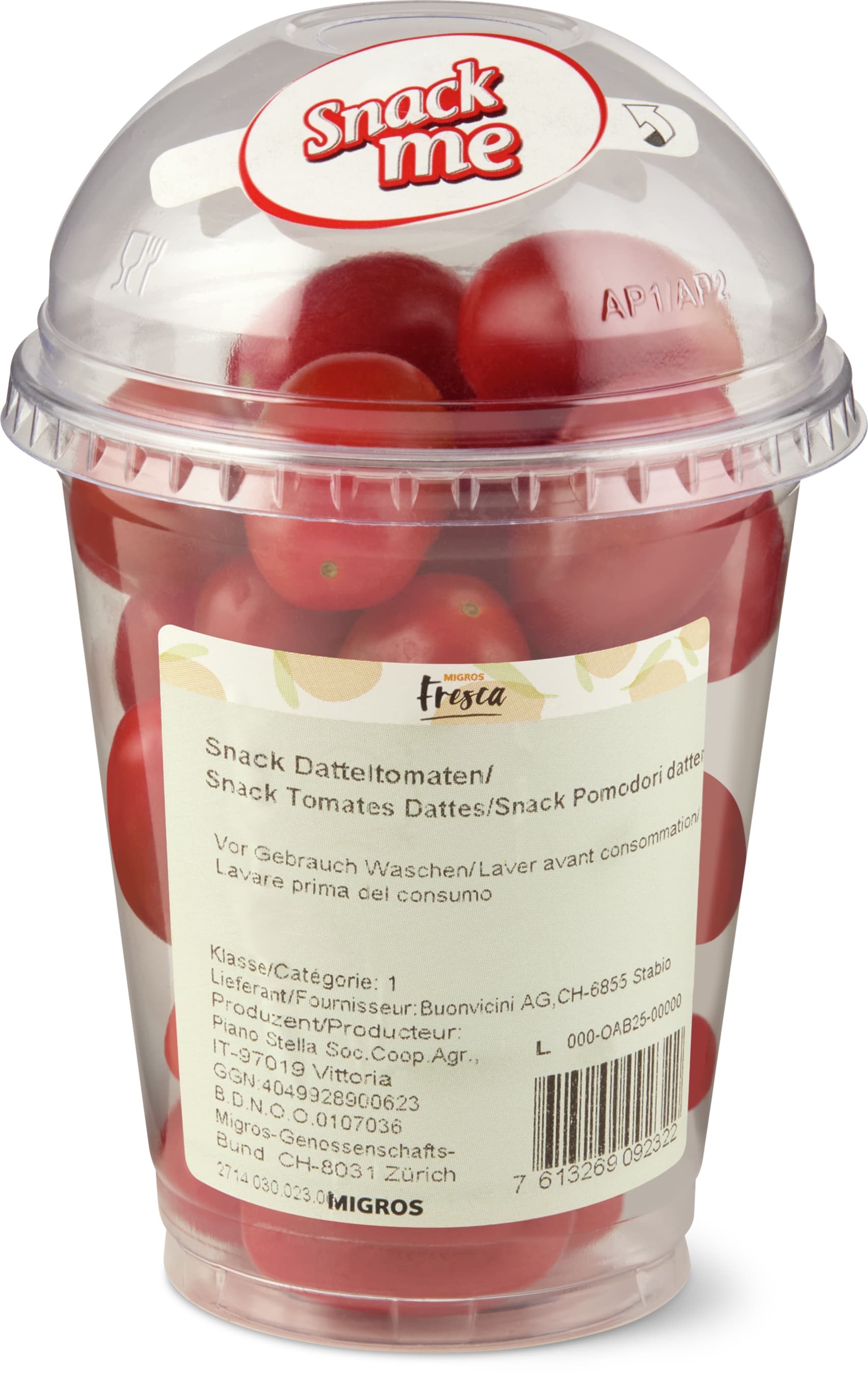 Migros Pomodori datterini snack 250g